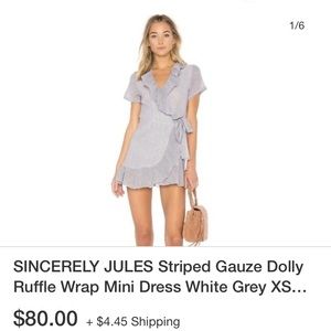 Sincerely Jules wrap dress NWT